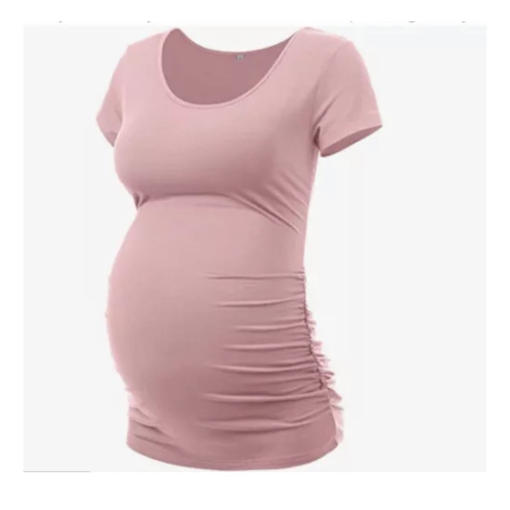 Peauty Maternity Shirt Side Ruched Tops Pregnancy Top Size XL